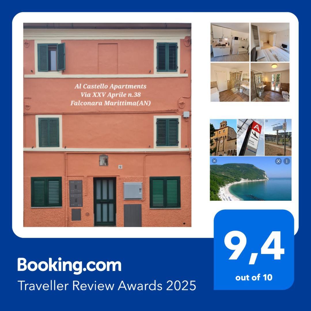 Апартаменти Al Castello - Aeroporto Delle Marche - Ancona Фальконара-Мариттіма Екстер'єр фото